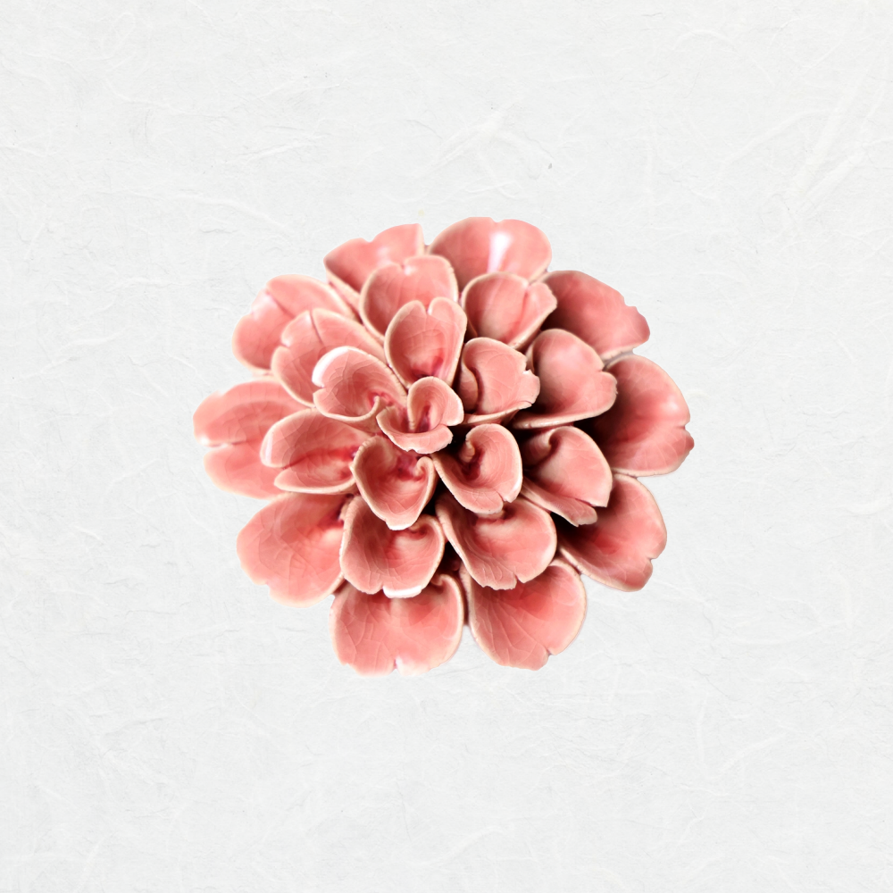Chive-Hand-Made-Ceramic-Pink-Flower