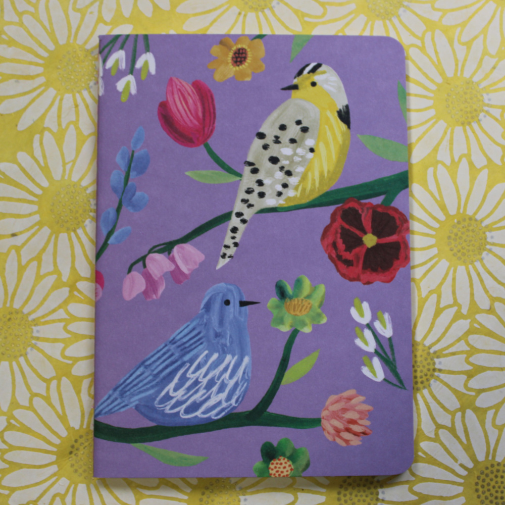 Lilac-Birdhaven-A6-Notebook