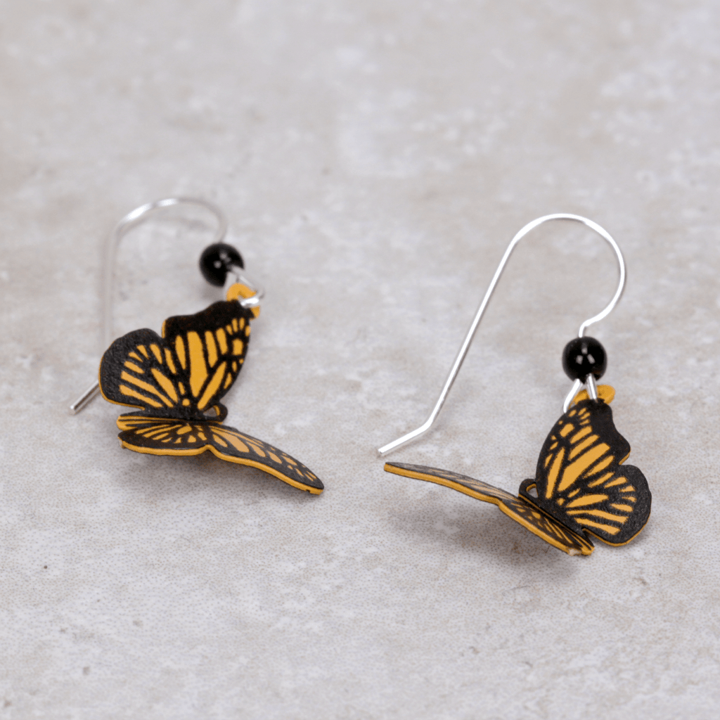 Monarch Butterfly Earrings - Sienna Sky - Coco and Duckie 