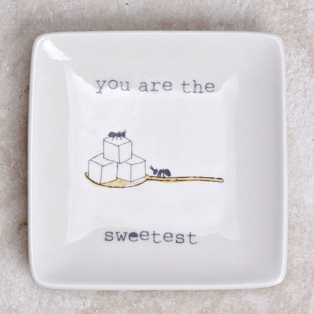 Sweet Reminders Ring Dish - Creative Co-op - Coco and Duckie 