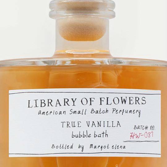 True Vanilla Bubble Bath - Library of Flowers - Coco and Duckie 