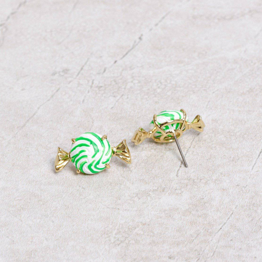 Green Peppermint Earrings - N2 - Coco and Duckie 