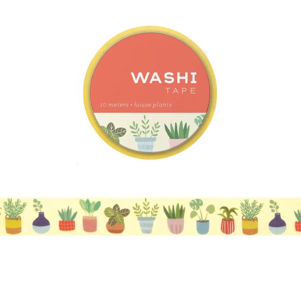 House Plants Washi Tape - Girl of All Work - Coco and Duckie 