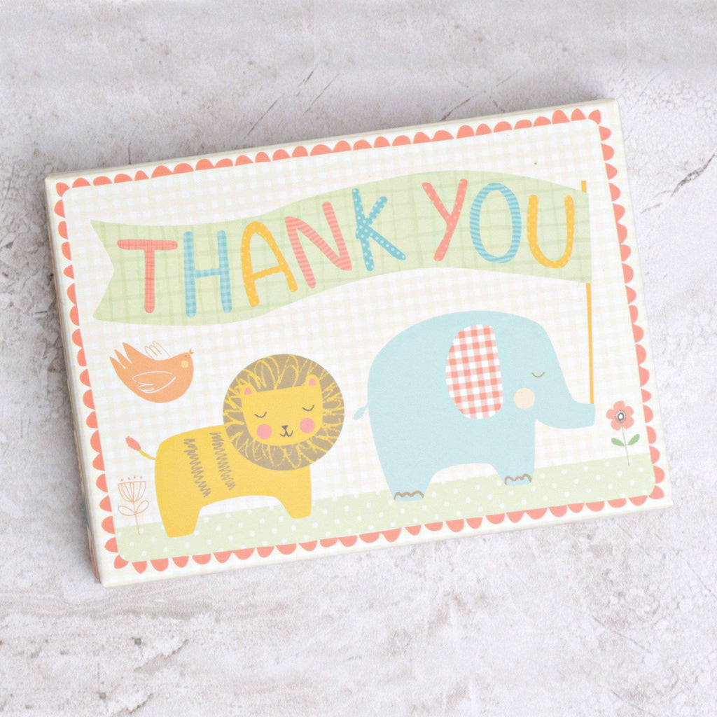 Happy Animal Thank You Cards - Galison - Coco and Duckie 