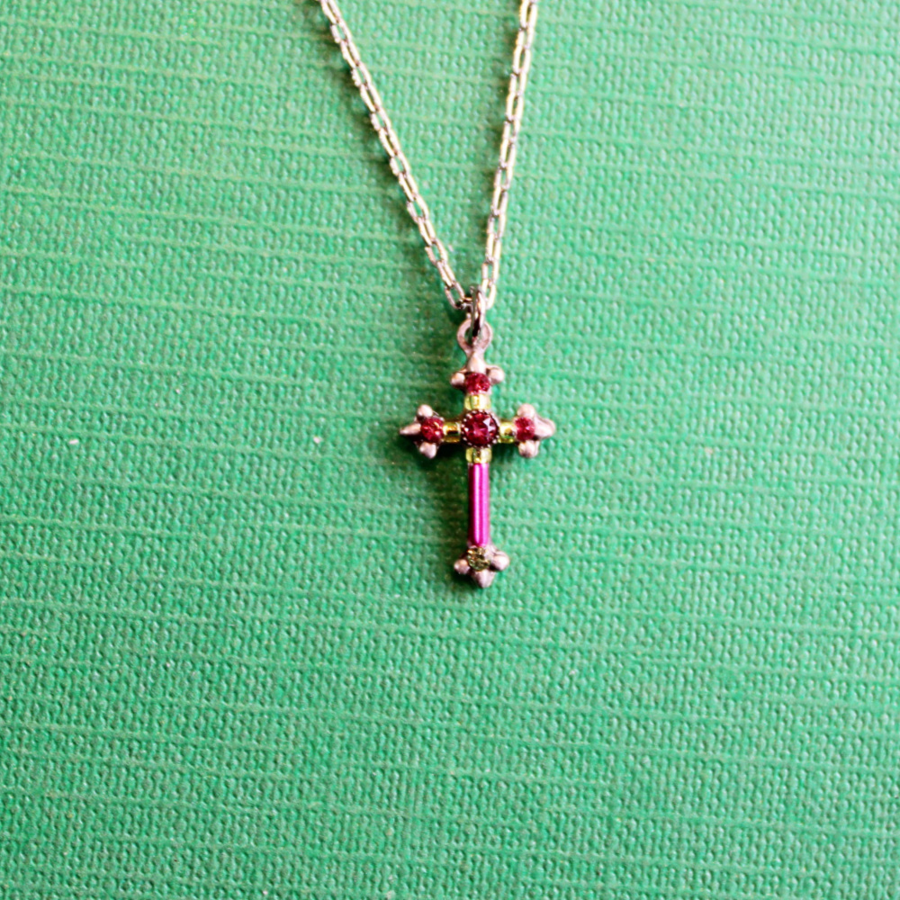 dainty-rose-cross-necklace