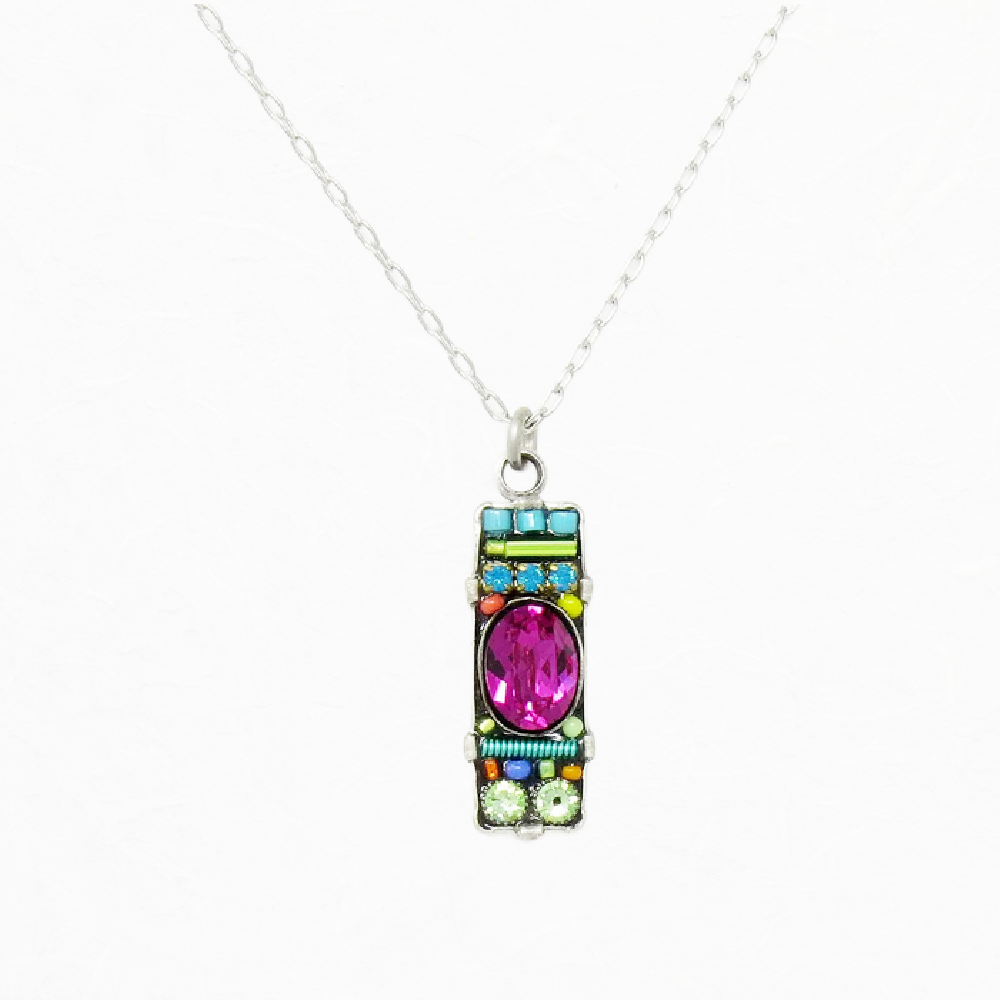 Firefly-Colorful-Dainty-Bar-Necklace-8486-MC