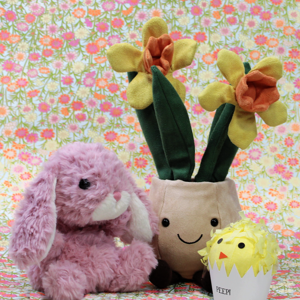 Jellycat-amuseable-dafodil-and-pink-yummy-bunny-and-chick-surprise-ball
