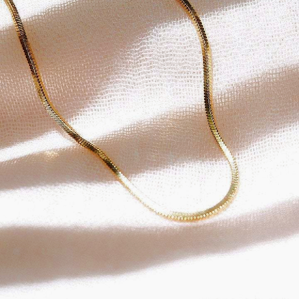 Mini Herringbone Chain – Coco and Duckie