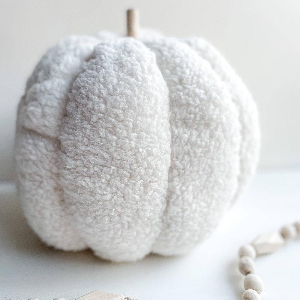 Large-Ivory-Plush-Sherpa-Pumpkin