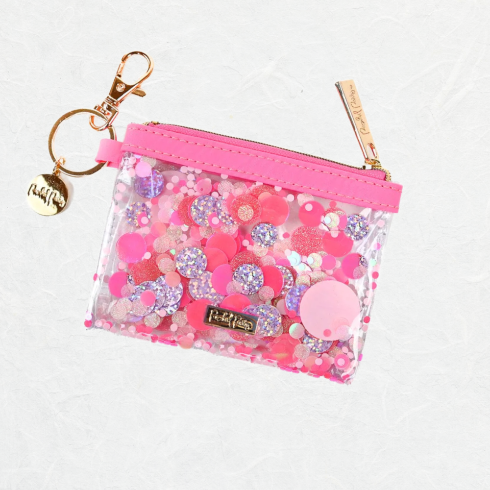 Packed-Party-Keychain-Wallet-in-Pink-Party-Confetti