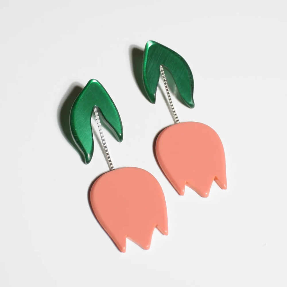 Woll-Metallic-Tulip-Earrings