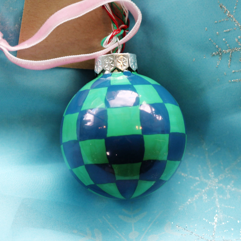 checkered-holiday-ornament