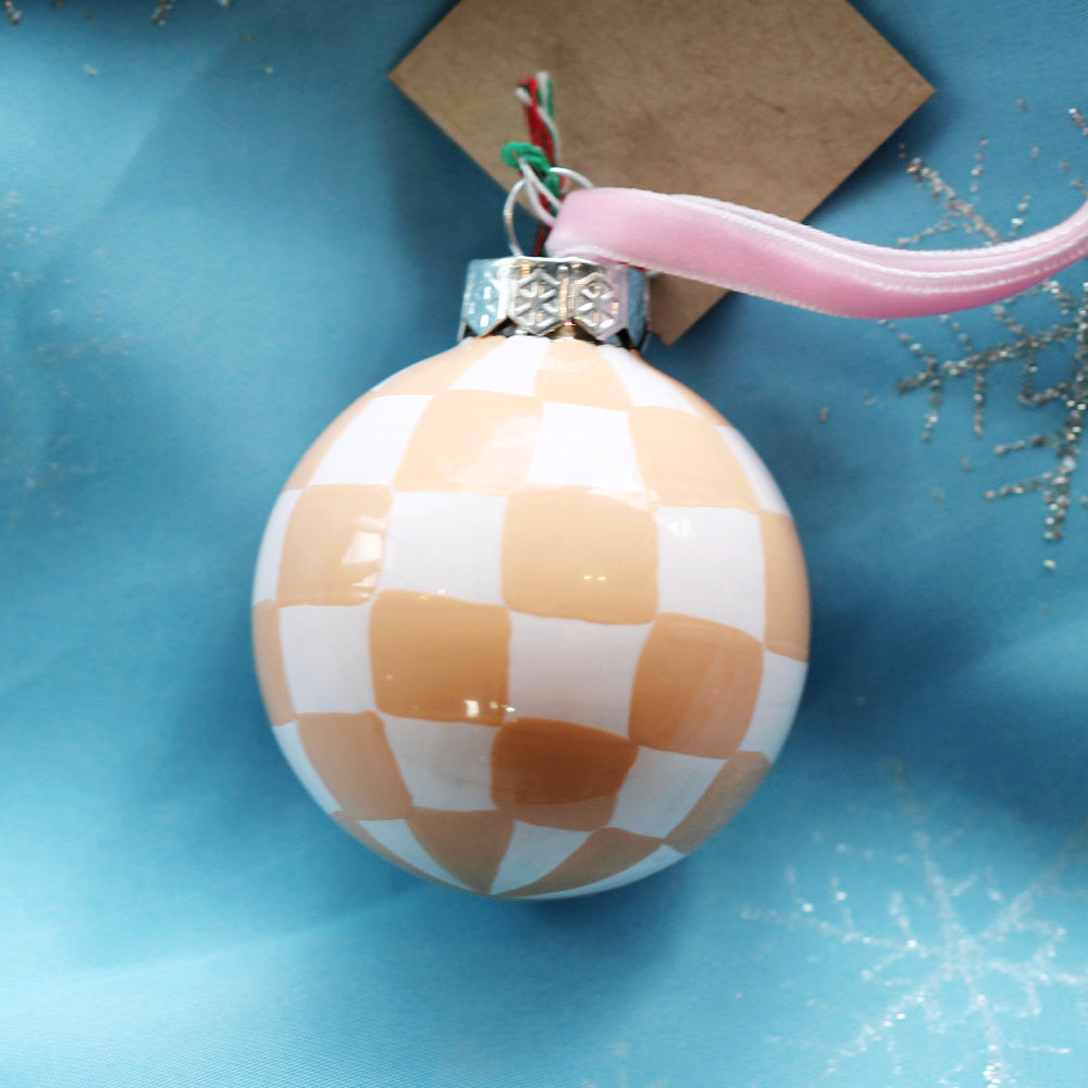 checkered-holiday-ornament