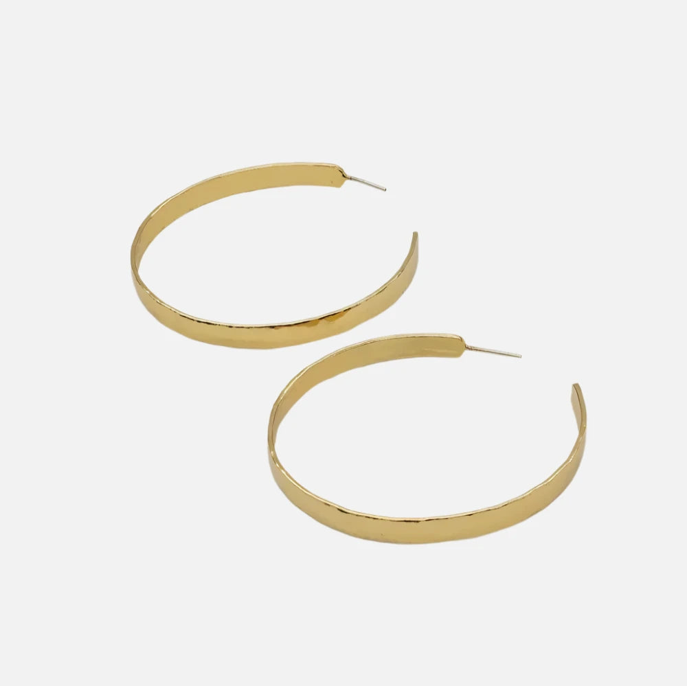 conda-hammered-hoop-earrings