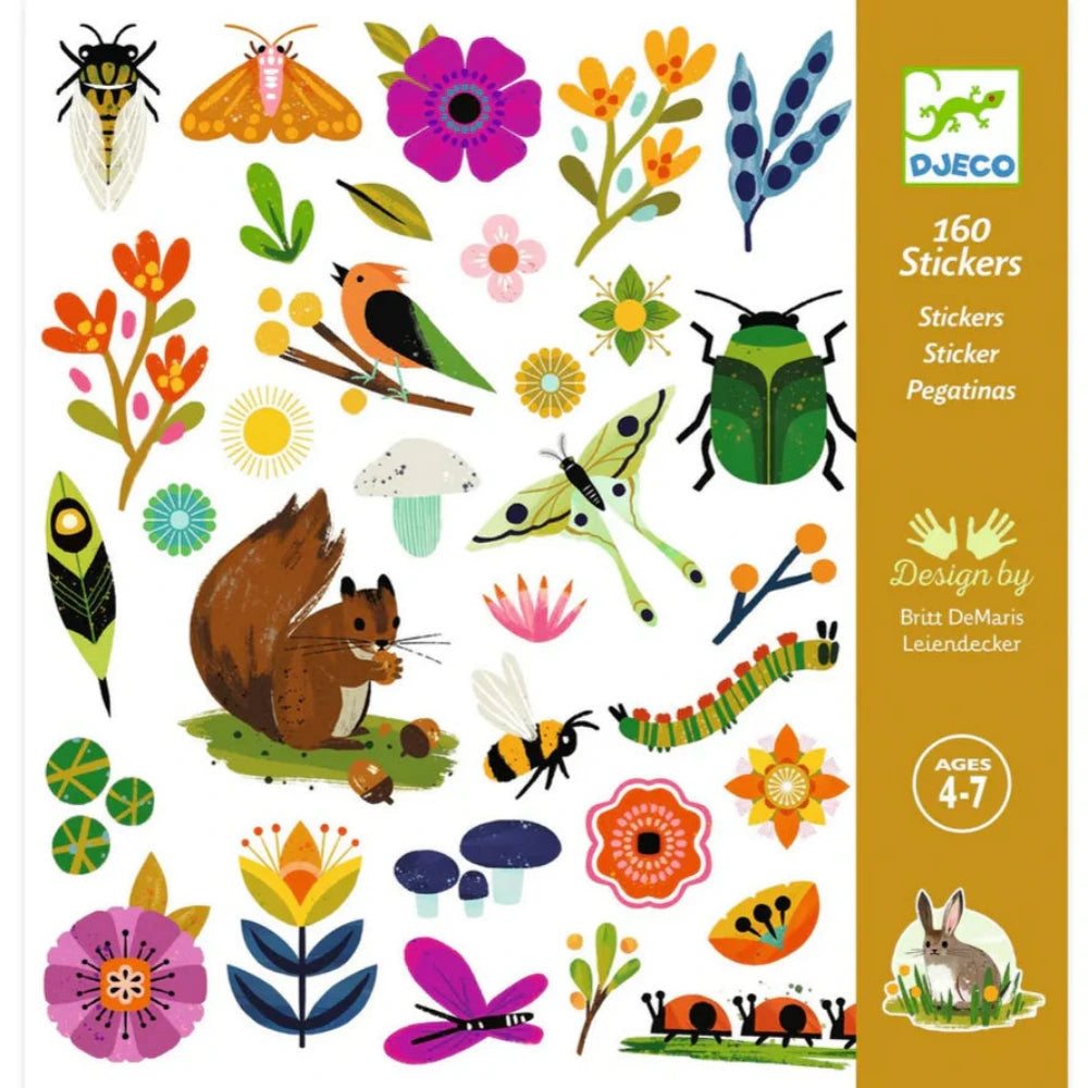 Djeco Sticker Sheets – Coco and Duckie