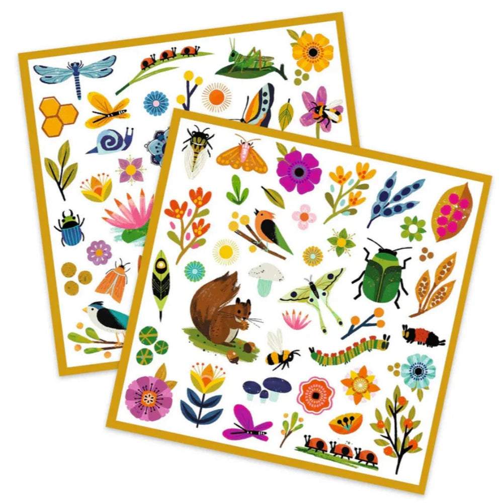 Djeco Sticker Sheets – Coco and Duckie