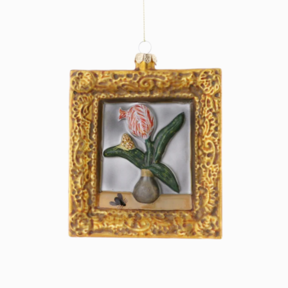 framed-single-tulip-ornament