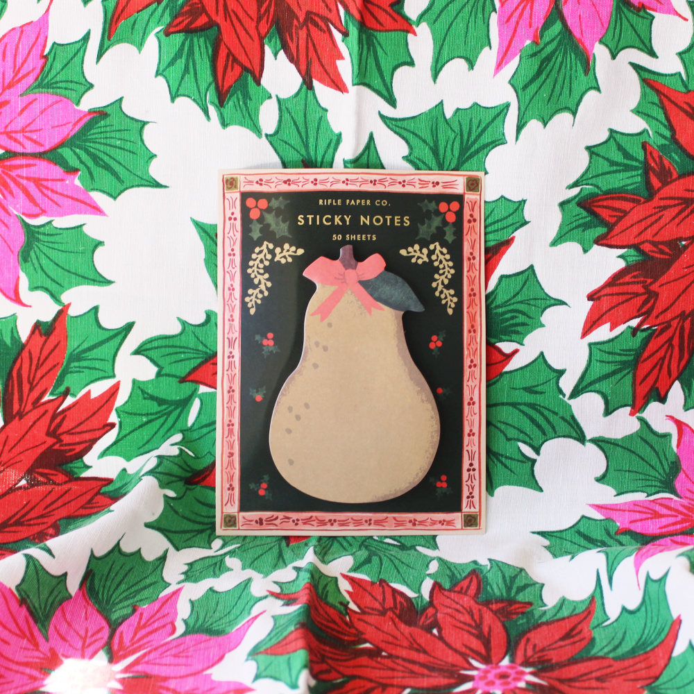 pear-die-cut-sticky-notes