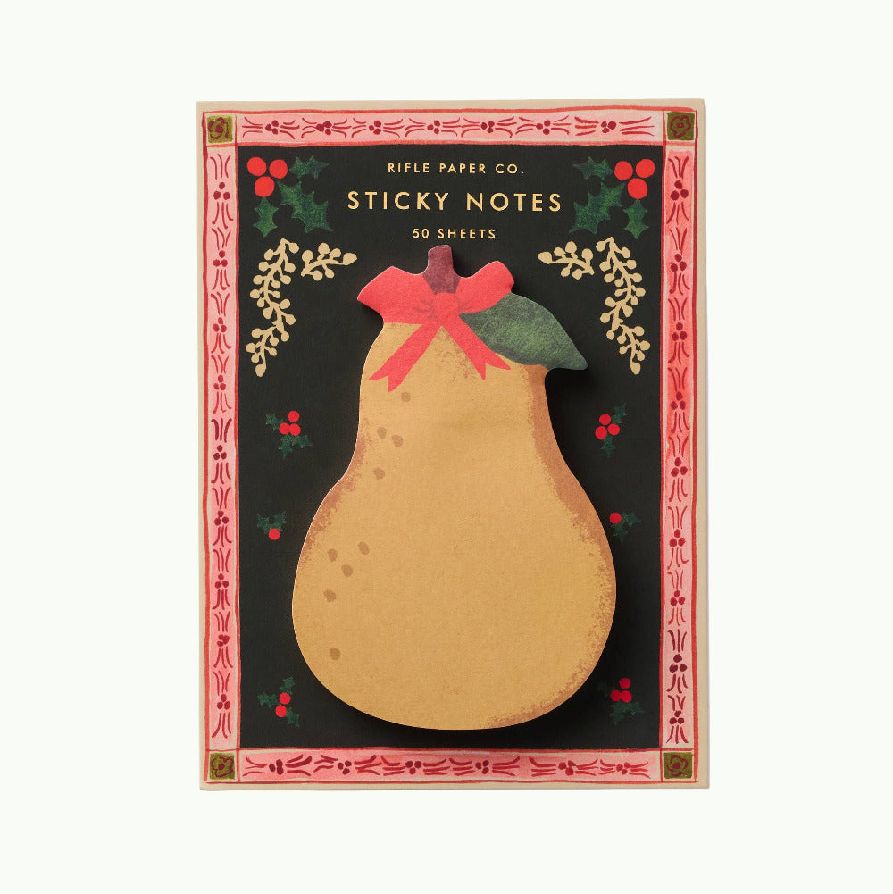 pear-die-cut-sticky-notes