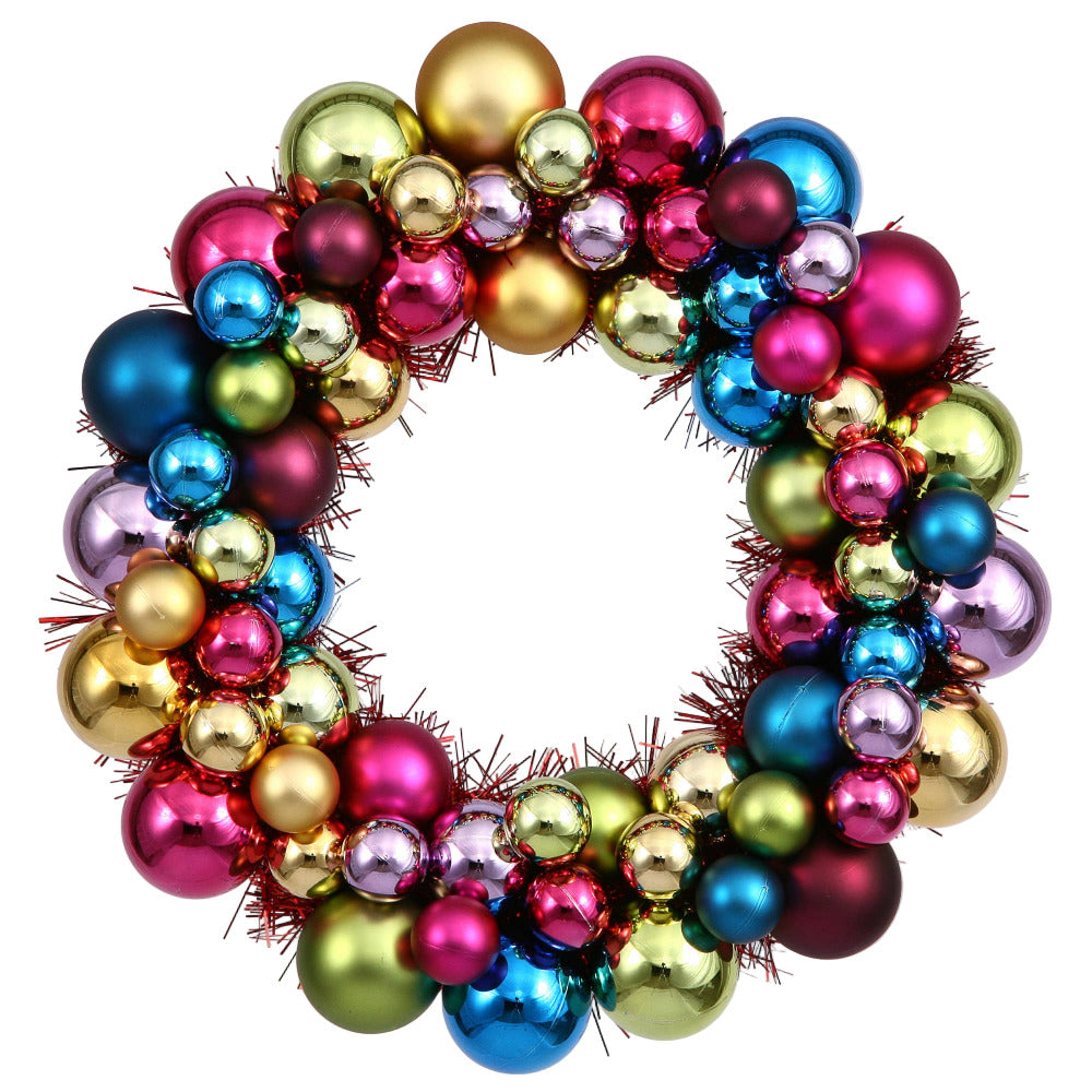 twelve-inch-matte-and-shiny-ornament-wreath