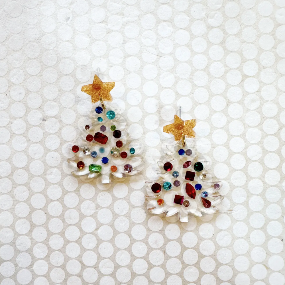 vintage-rhinestone-christmas-tree-earrings