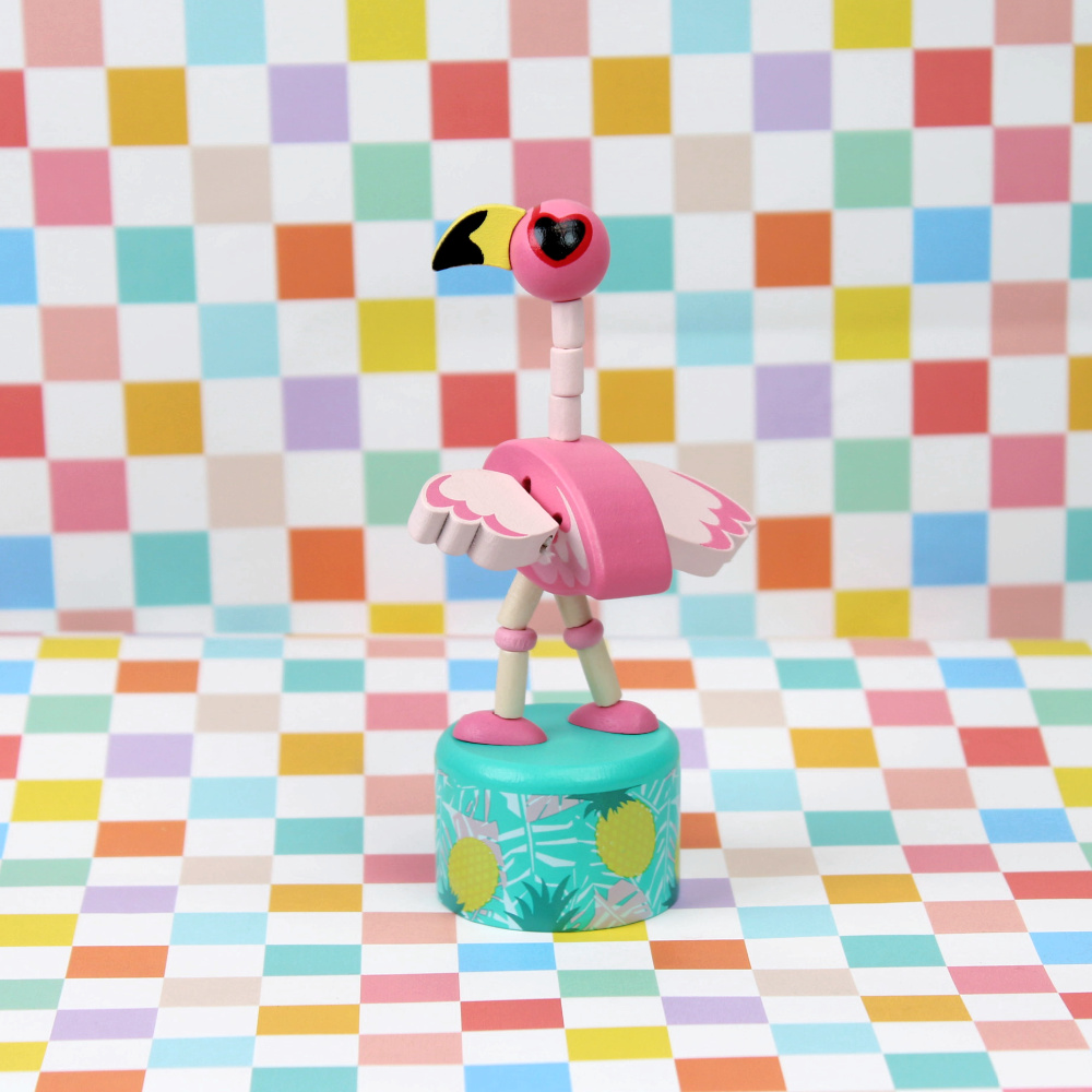wooden-heart-eyes-flamingo-push-up-toy