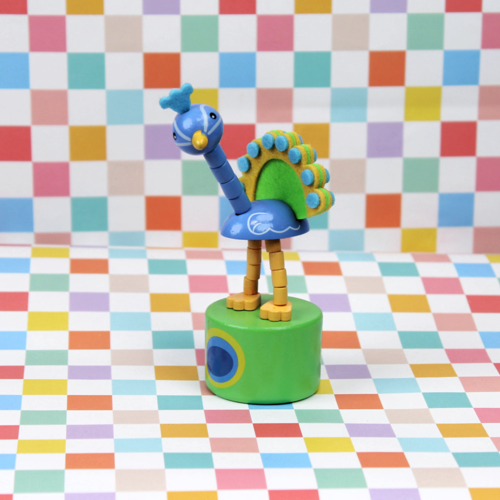 wooden-prancing-peacock-push-up-toy