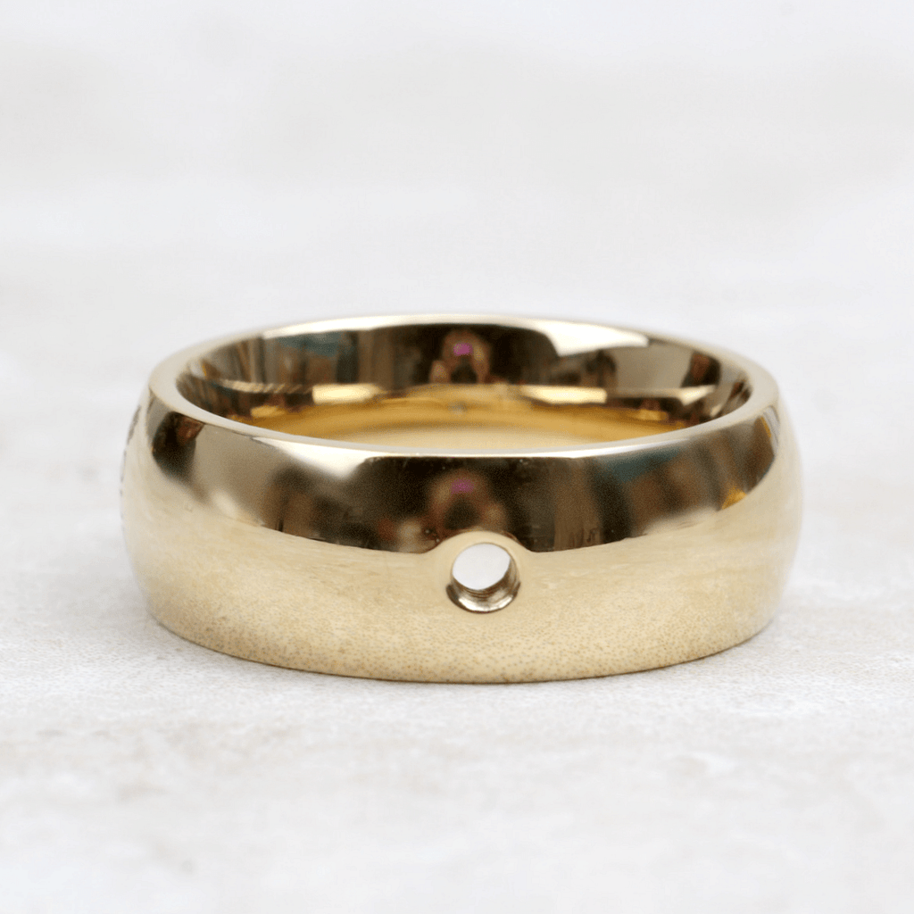 Qudo Interchangeable Wide Basic Ring | Gold - Qudo - Coco and Duckie 