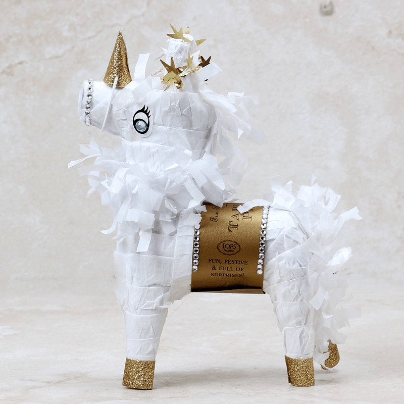 Mini Tabletop Unicorn Piñata - TOPS Malibu - Coco and Duckie 