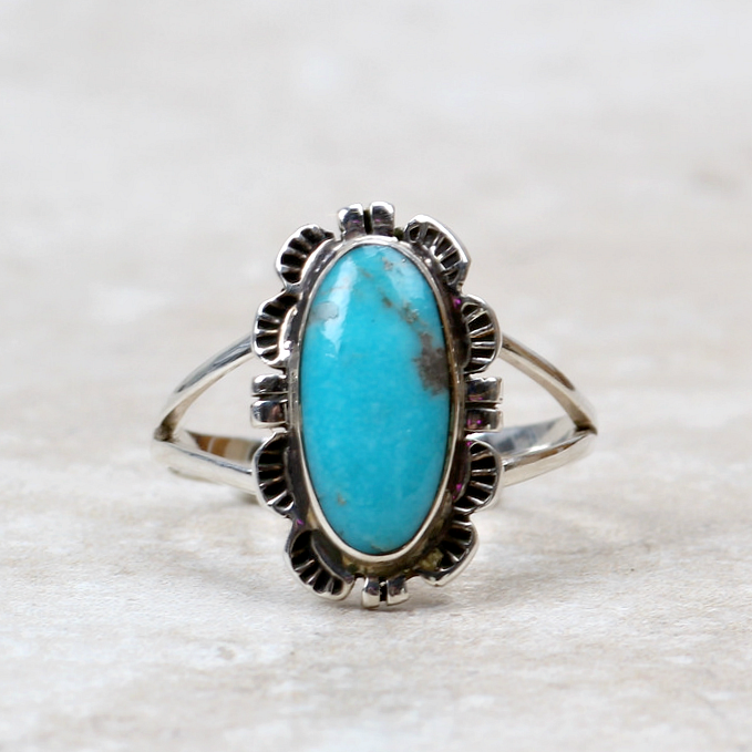 Lela Turquoise Ring - Coco and Duckie 