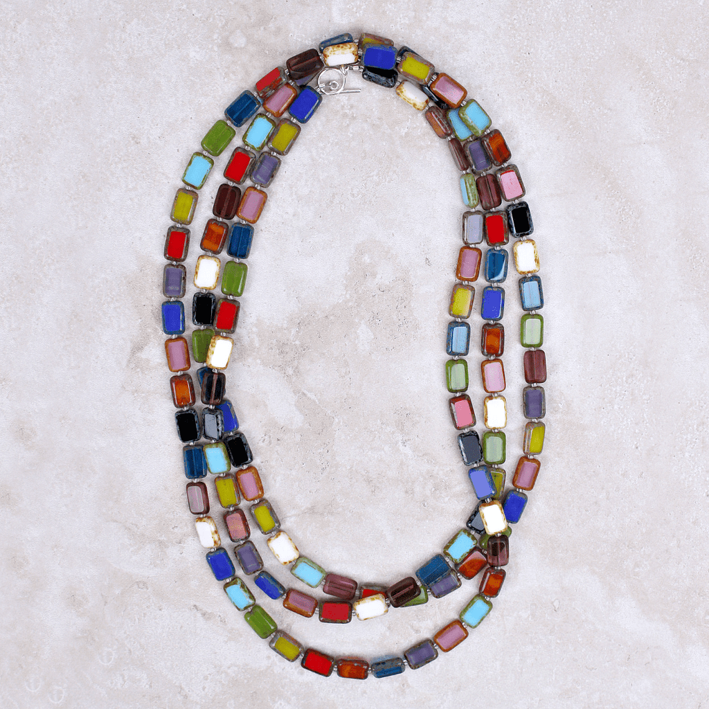 Althea Necklace | Rainbow - Stefanie Wolf Designs - Coco and Duckie 