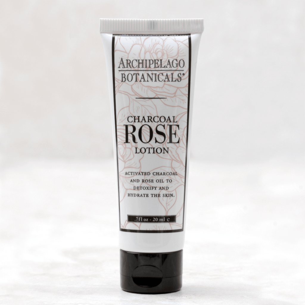 Charcoal Rose | Archipelago Travel Hand Lotion - Archipelago Botanicals - Coco and Duckie 