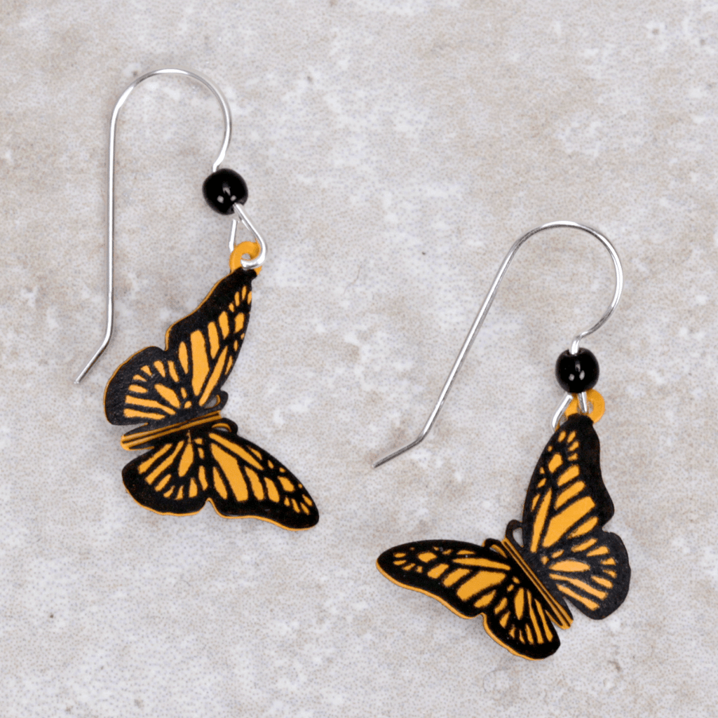 Monarch Butterfly Earrings - Sienna Sky - Coco and Duckie 