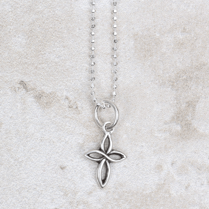 Open Cross Charm - Visible Faith Jewelry - Coco and Duckie 