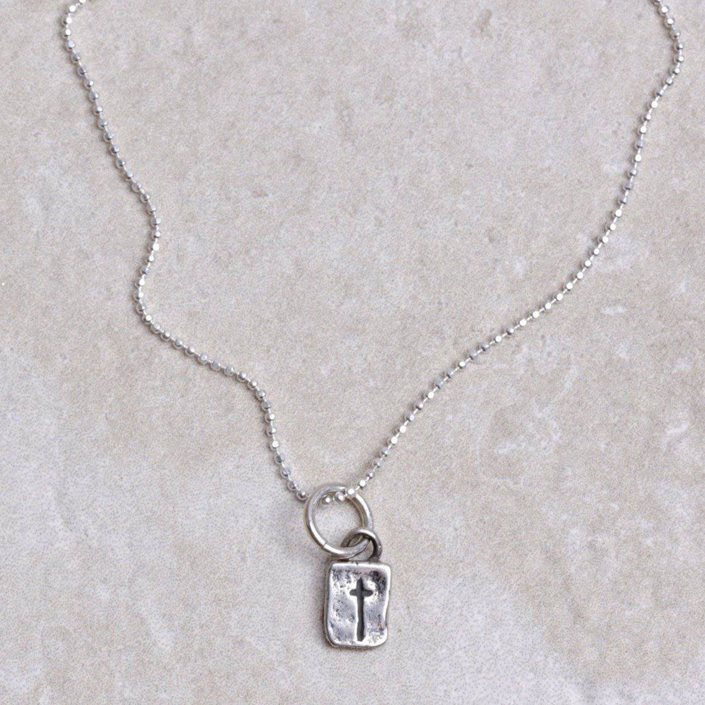 Itty Bitty Cross - Visible Faith Jewelry - Coco and Duckie 
