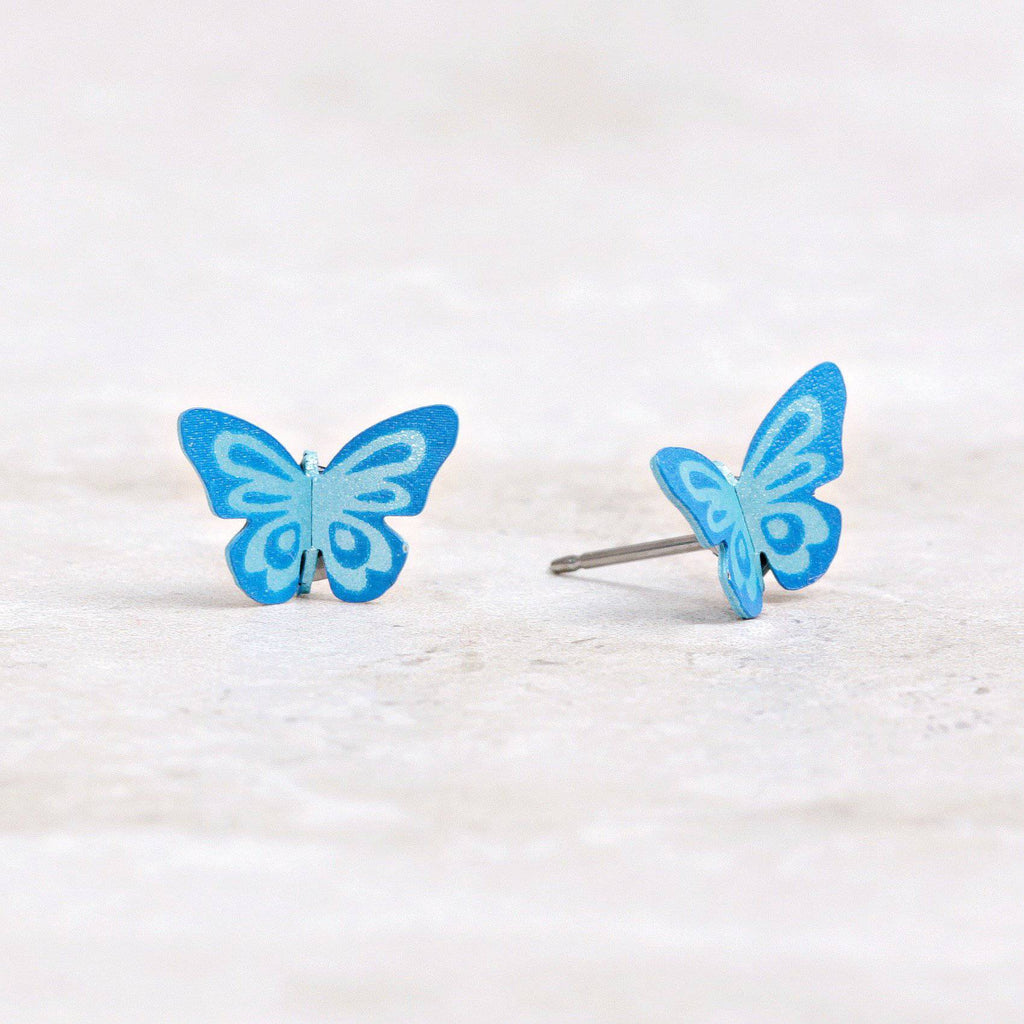 Butterfly Post Earrings | Maya - Sienna Sky - Coco and Duckie 