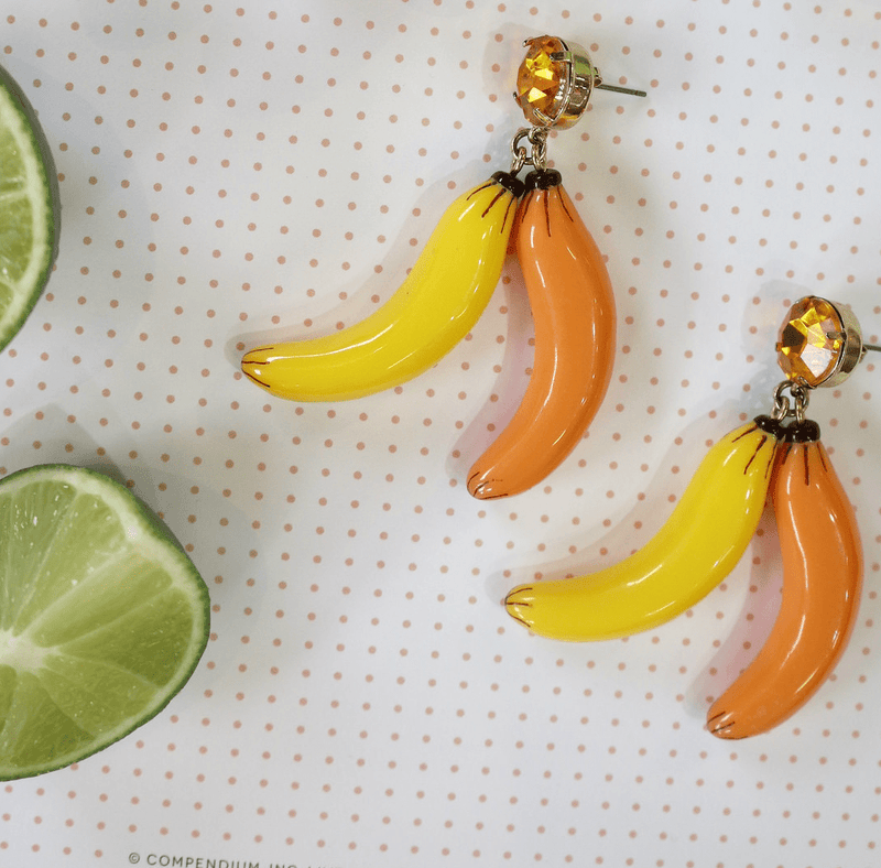 Banana Banana Earrings - N2 - Coco and Duckie 