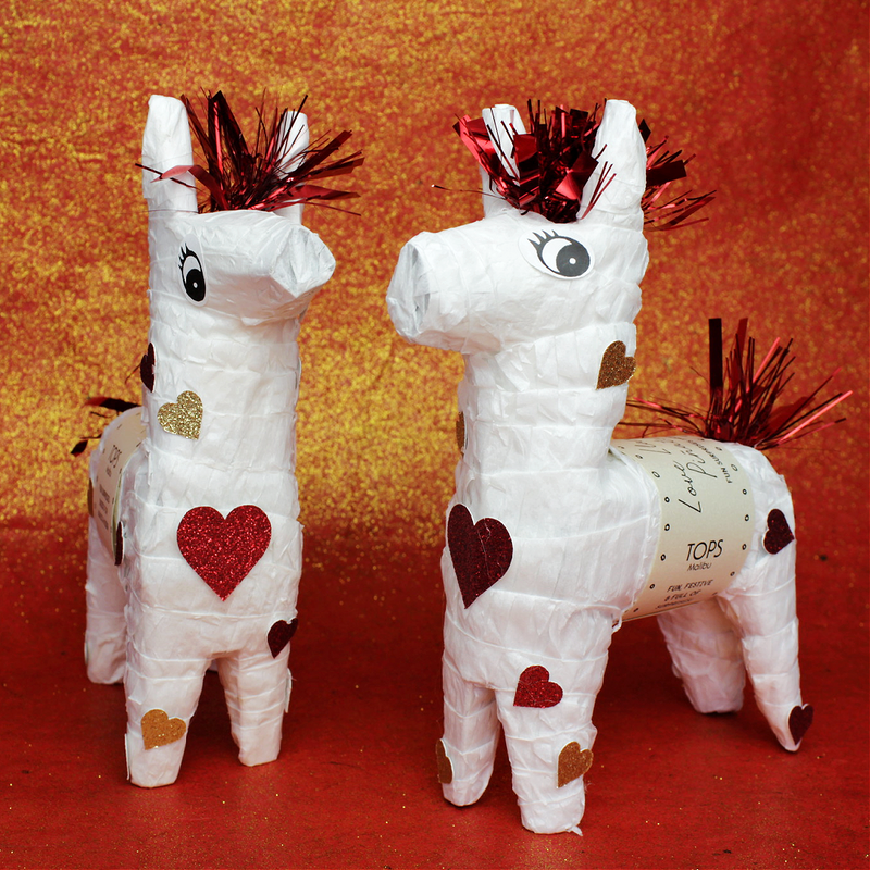 Love Llama Mini Piñata - Tops Malibu - Coco and Duckie 