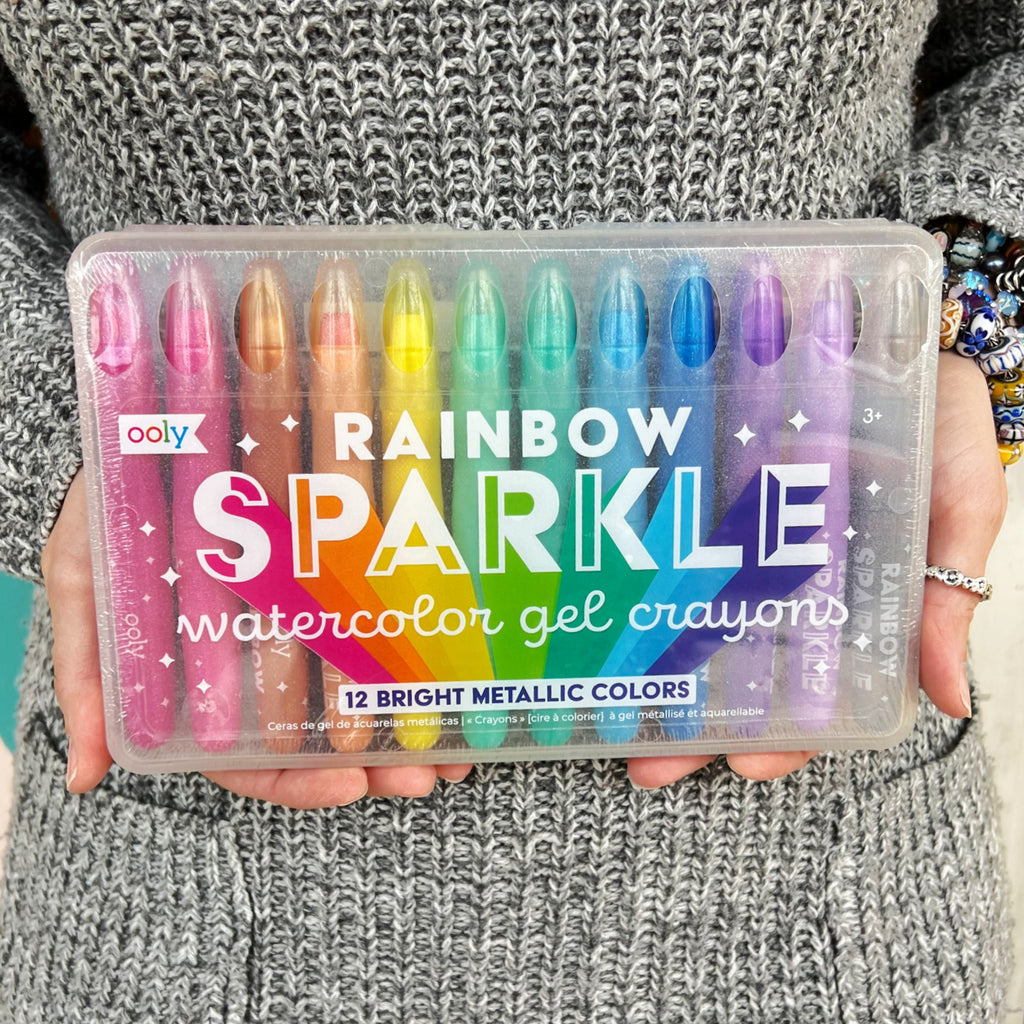 OOLY Rainbow Sparkle Watercolor Gel Crayon