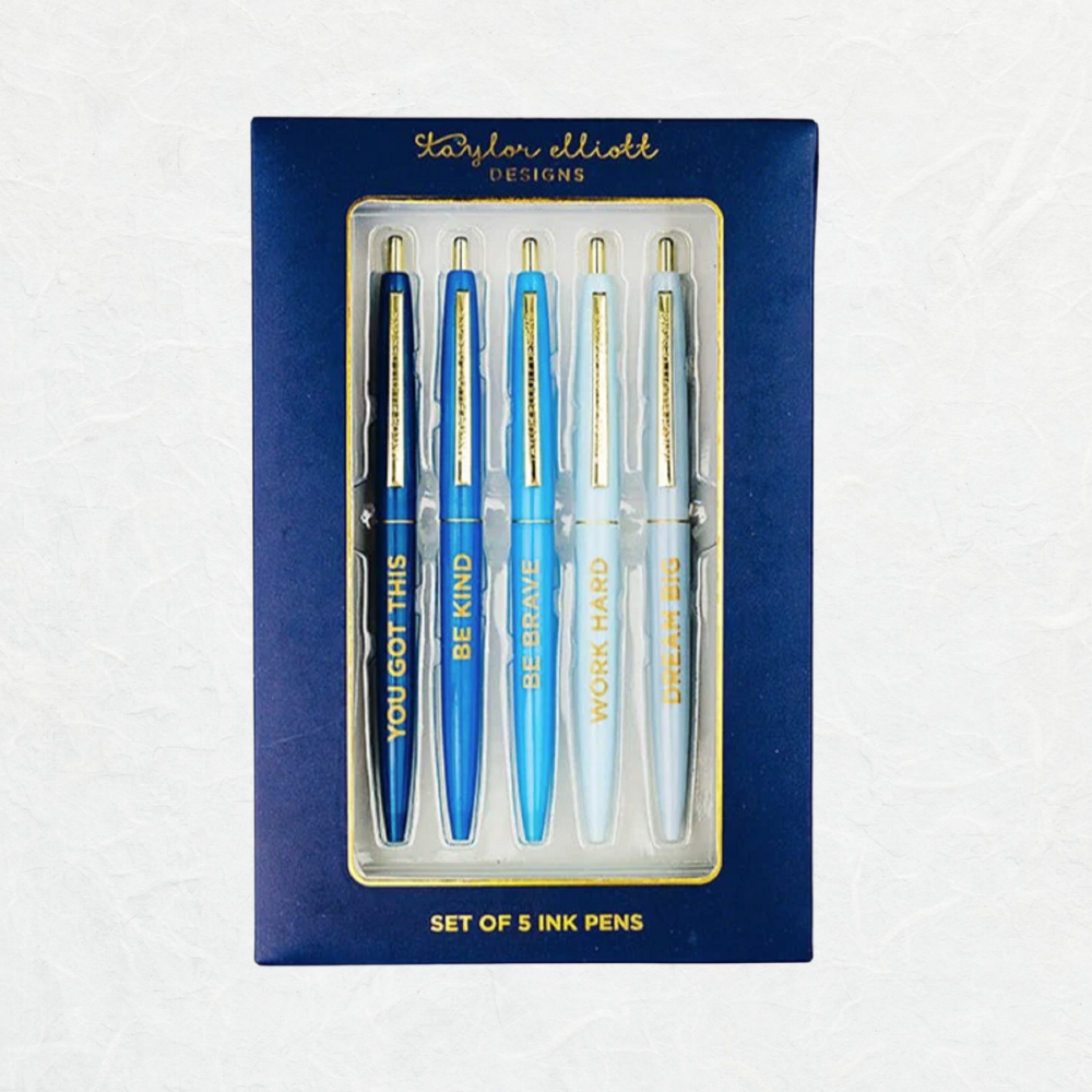 Blue-Motivational-Pen-Set