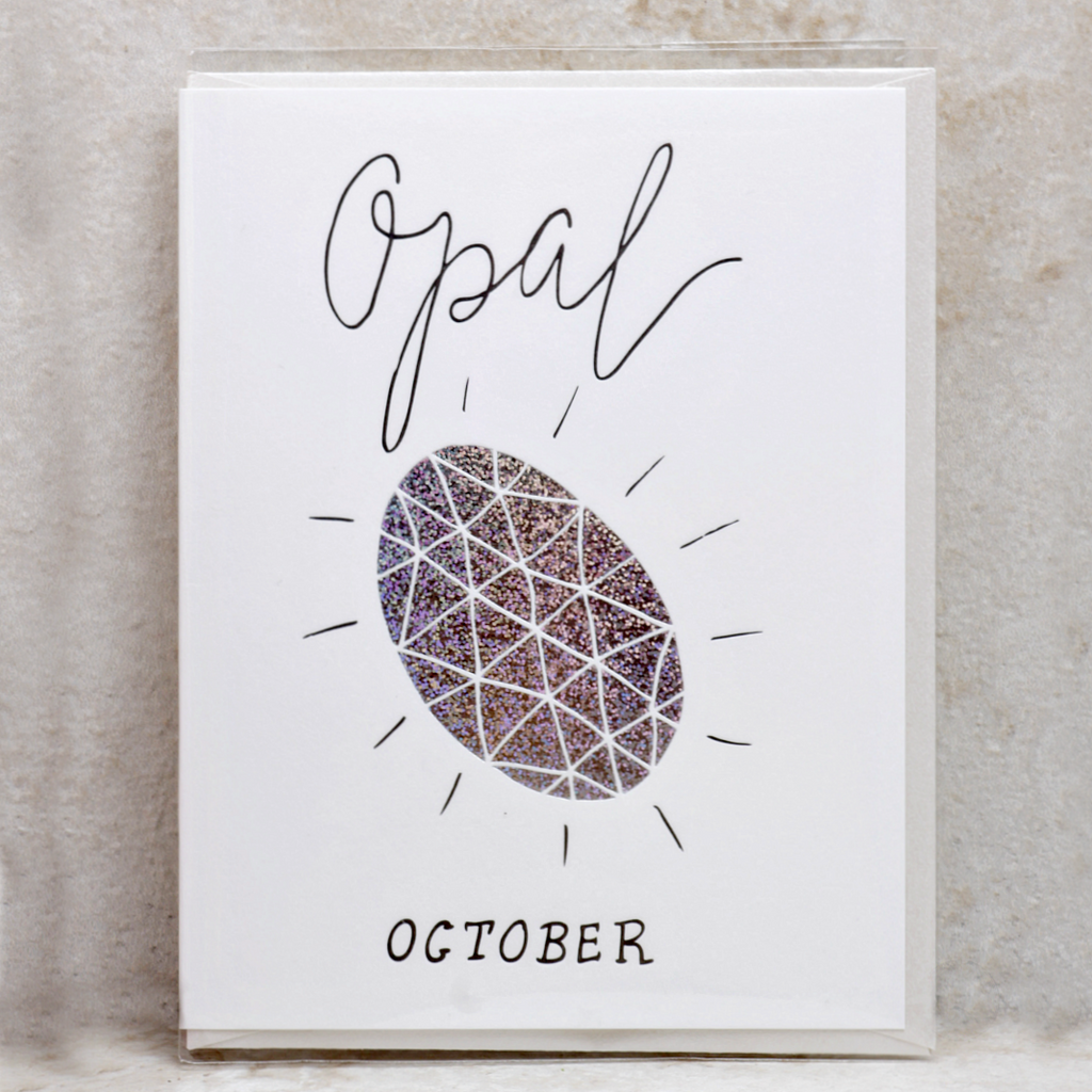 Birthday Month Gemstone Cards - Coco and Duckie 