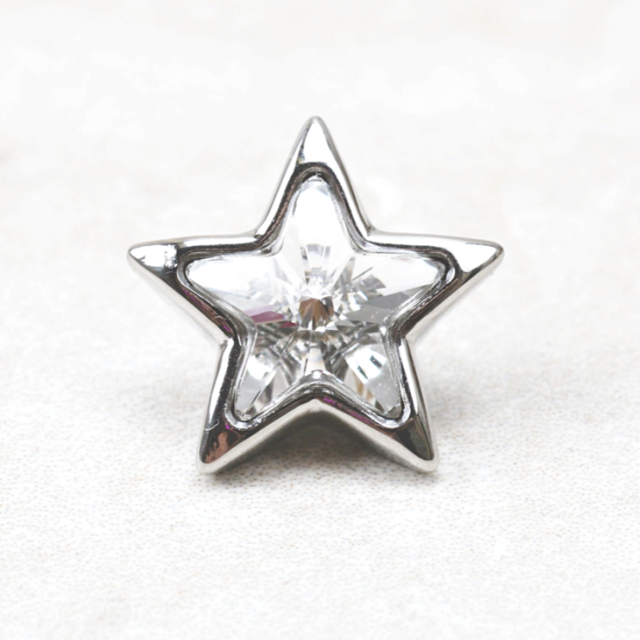 Qudo 13mm Stellar Topper | Assorted Colors | Silver - Coco and Duckie 