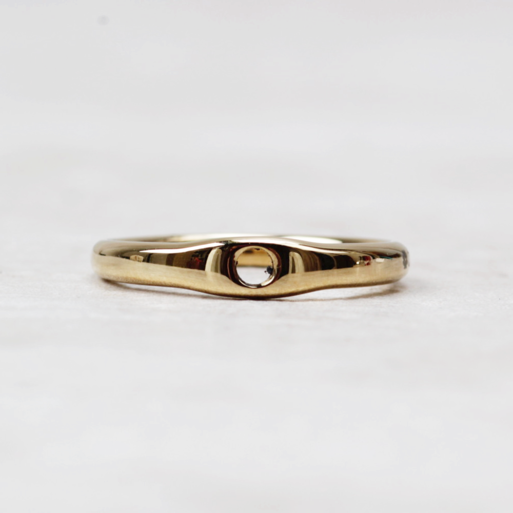 Qudo Interchangeable Fine Ring | Gold - Coco and Duckie 