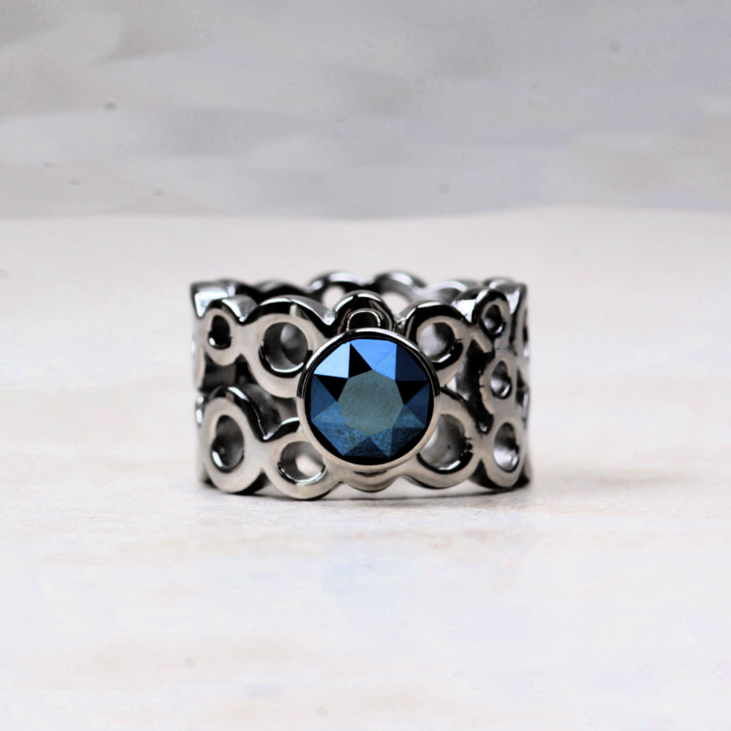 Interchangeable Ring Ancona | Silver - Coco and Duckie 
