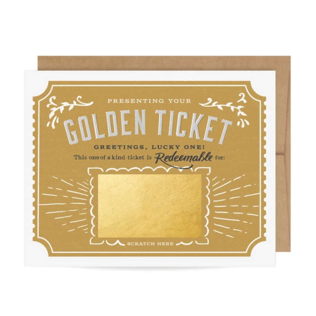 Scratch-Off Card | Golden Ticket - Coco and Duckie 