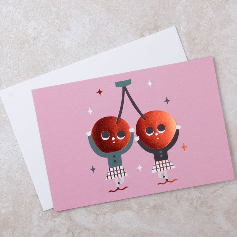 Cherry Dancers Boxed Cards - TeNeues - Coco and Duckie 