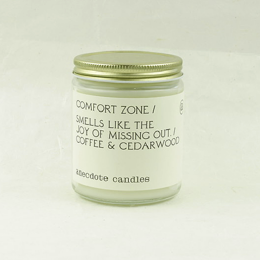 Comfort Zone Candle - Anecdote Candles - Coco and Duckie 