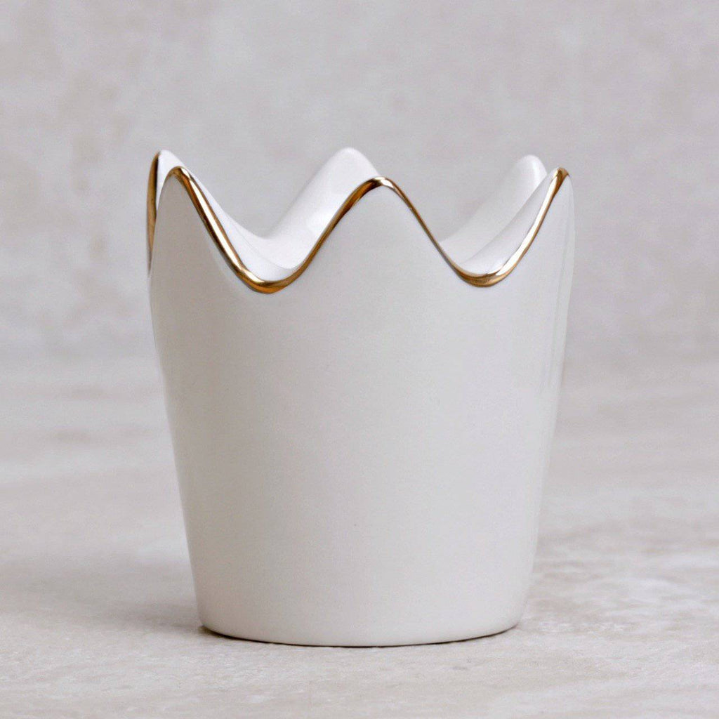 Little Gilded Crown Ring Dish - Creative Co-op - Coco and Duckie 
