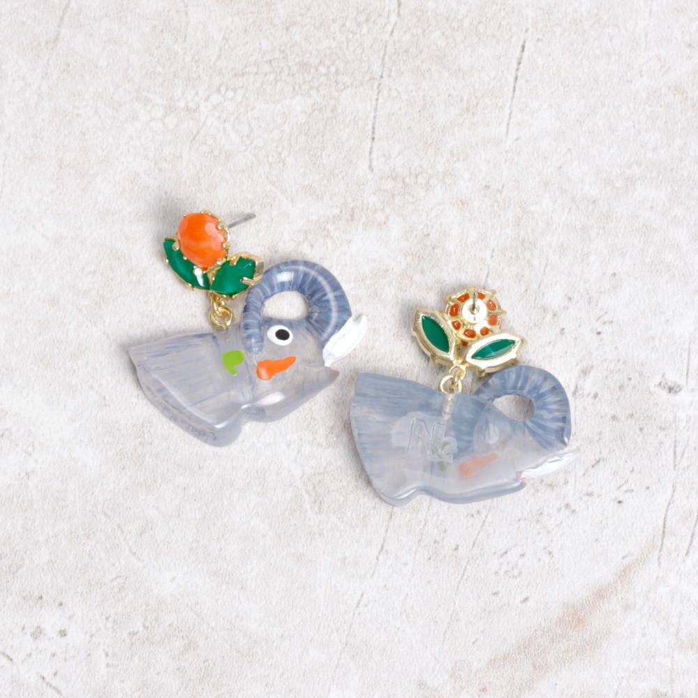 Elephant Earrings - N2 - Coco and Duckie 