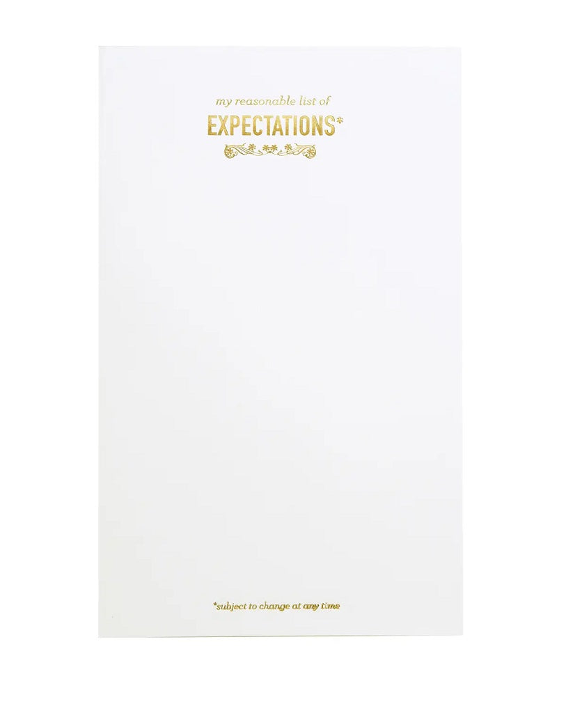 Expectations Notepad - Girl of All Work - Coco and Duckie 
